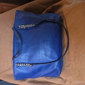 Michael Kors blue handbag